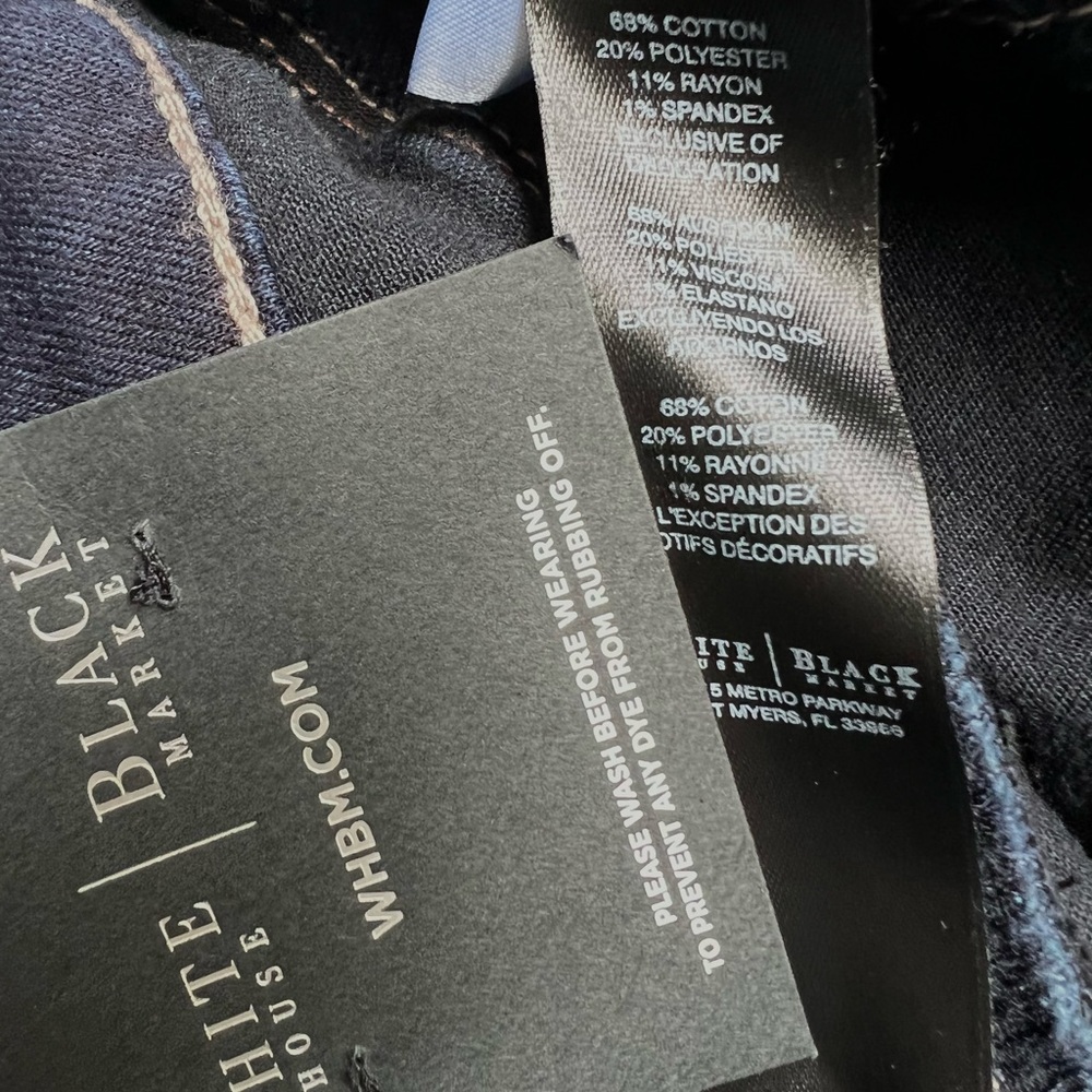 Womens Skinny Jeans Brand: White House & Black Market, Low-Rise, New in Package - Picture 4 of 4
